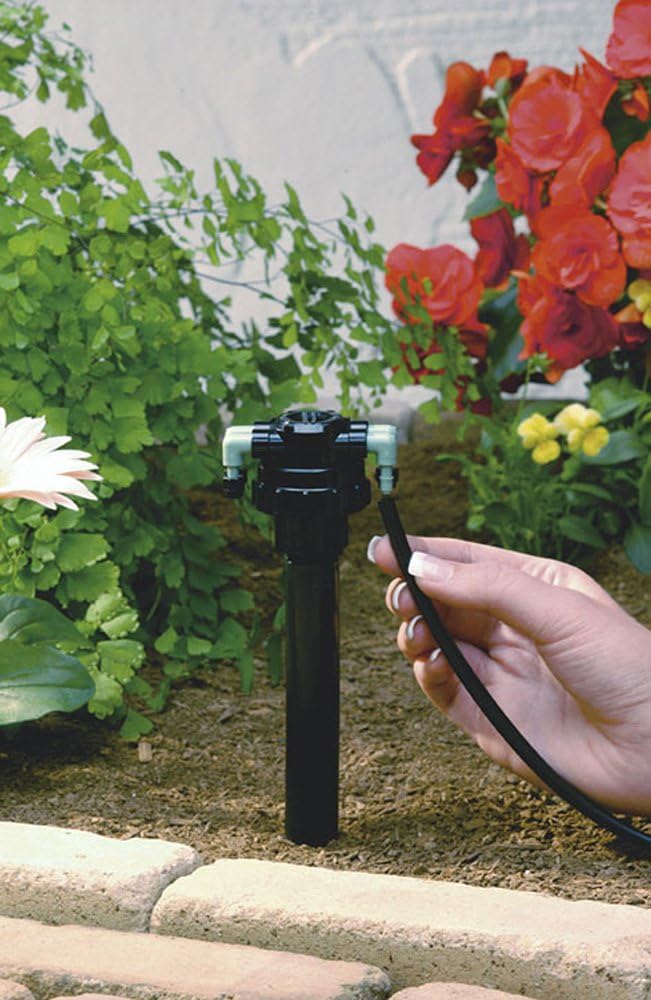 Orbit 3-Pack 67005 4-Port Drip Irrigation Manifold for 1/4 Inch Tube - Efficient Water Distribution for Your Garden