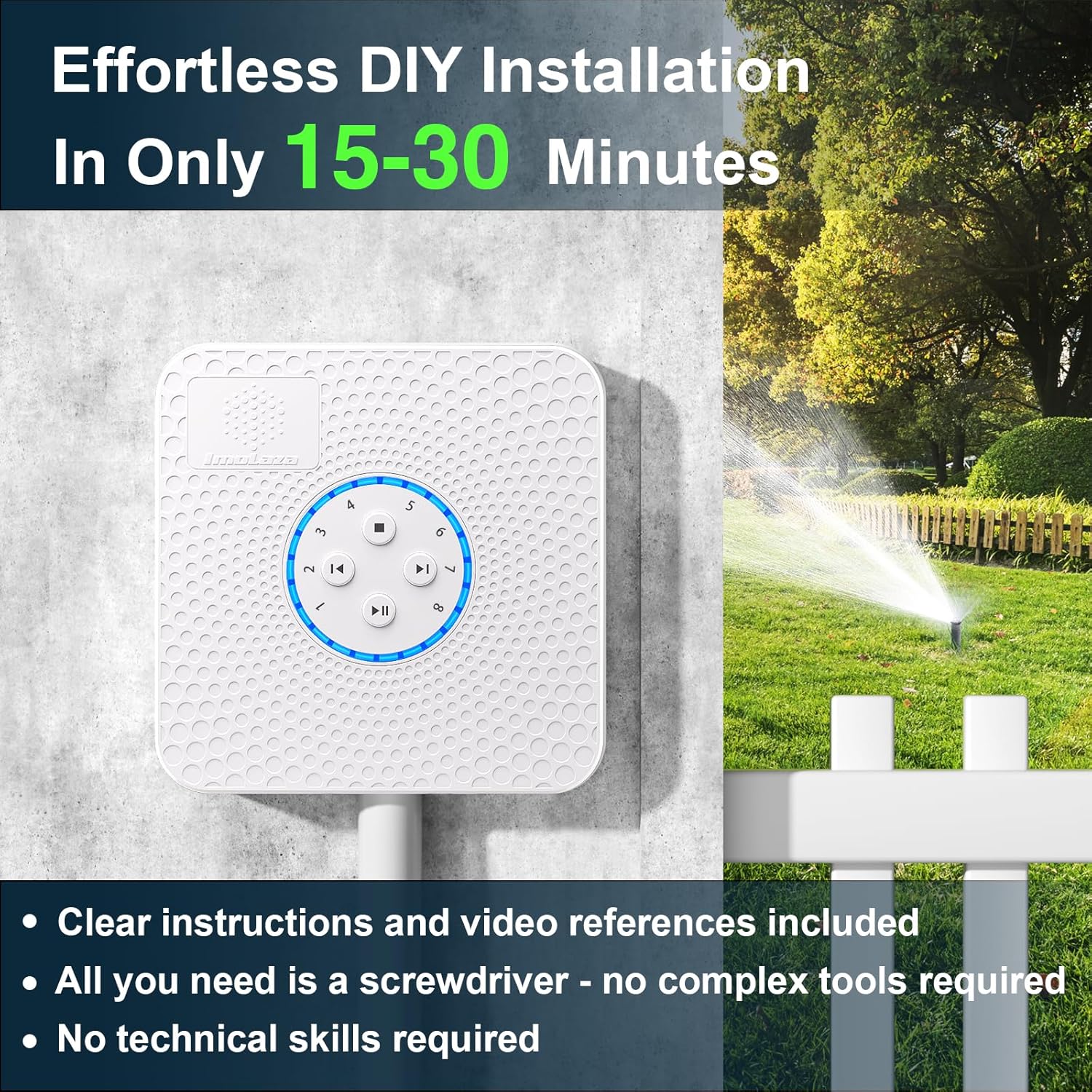 ImoLaza Indoor Smart Sprinkler Controller